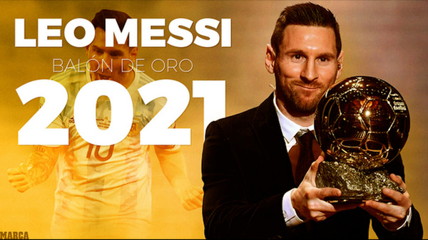 Messi gana el Balón de Oro a mejor jugador del año 2021