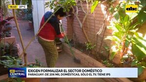 Exigen formalizar el sector doméstico - ABC Noticias - ABC Color