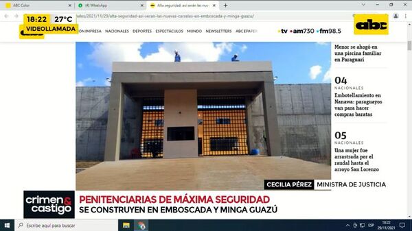 Penitenciarias de máxima seguridad en Paraguay - Crimen y castigo - ABC Color