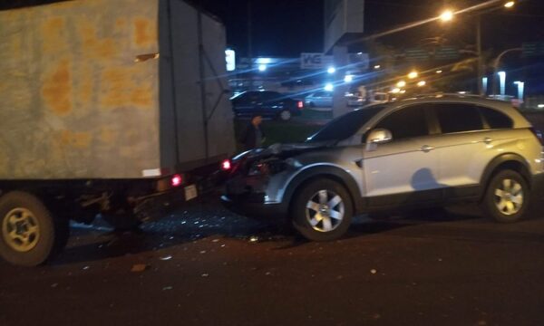 Violento accidente en Santa Rita