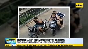 Abandonaron dos motocicletas robadas - ABC Noticias - ABC Color