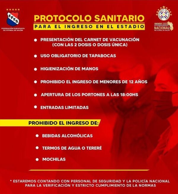 Establecen Protocolo Sanitario para ingreso al Estadio Municipal