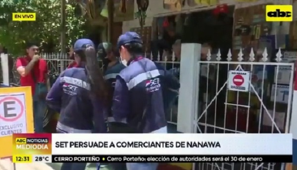 La SET verifica que negocios de Nanawa estén en regla
