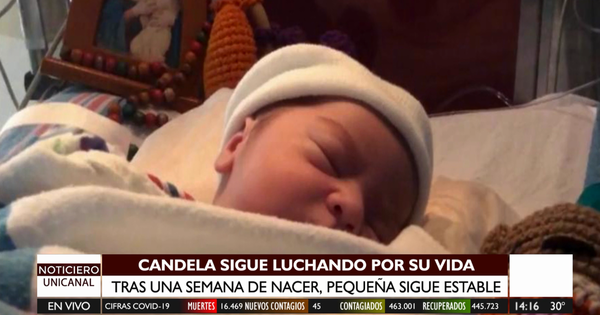 Candela sigue luchando por su vida: la bebé sigue estable, reportaron
