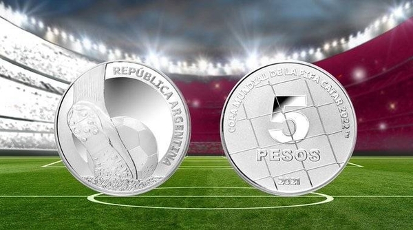 Diario HOY | Argentina emite una moneda conmemorativa del Mundial de Fútbol Catar 2022