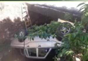 Luque: Camioneta cayó al arroyo - C9N