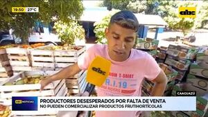 Productores desesperados por falta de venta en Caaguazú - ABC Noticias - ABC Color