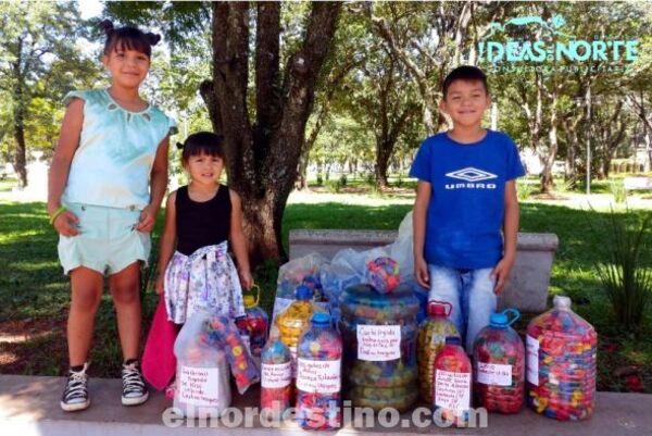 La Hora de Colaborar es Siempre: en Pedro Juan Caballero también se juntan tapitas de plástico para ayudar a los niños con Cáncer