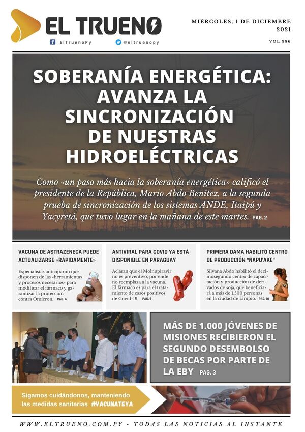 E-paper 1 de diciembre 2021 - El Trueno