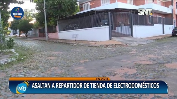 Repartidor asaltado habría recibido el pedido desde Tacumbú - SNT