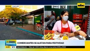 Comerciantes se alistan para festividad de Caacupé - ABC Noticias - ABC Color