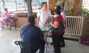 Testeo, consejería, charla y entrega de materiales educativos contra el VIH