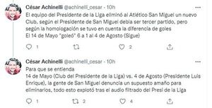 Areguá: denuncian supuesto amaño que relaciona a periodista - Fútbol de Ascenso de Paraguay - ABC Color