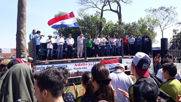 Mbaracayú volverá a movilizarse si no se define asfaltado de acceso al distrito - Noticde.com