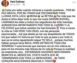 ¿Se estaba despidiendo y nadie se dio cuenta?
