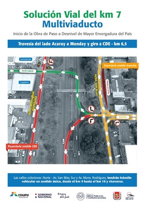 Instan a conductores a utilizar calles alternativas en la zona del kilómetro 7 - Noticde.com