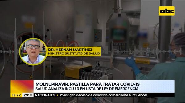 Salud analiza incluir al Molnupiravir en la lista de medicamentos en la Ley de Emergencia - ABC Noticias - ABC Color