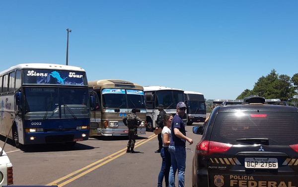 Cuatro ómnibus de turismo fueron retenidos durante Operación Muralla - Noticde.com