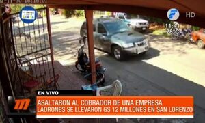 Robaron G. 12 millones al cobrador de una empresa | Telefuturo