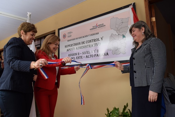 Inauguran nuevo local de la Supervisión de Control y Apoyo Administrativo del MEC - Noticde.com