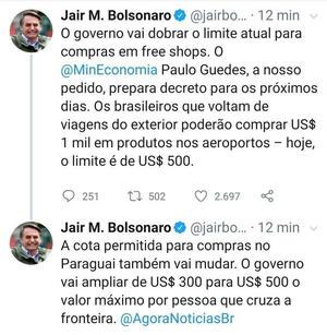 En Brasil se habla de aumento de cota de 300 a 500 dólares - Noticde.com