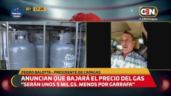 Presidente de Capagas anuncia que bajará el precio del gas - C9N