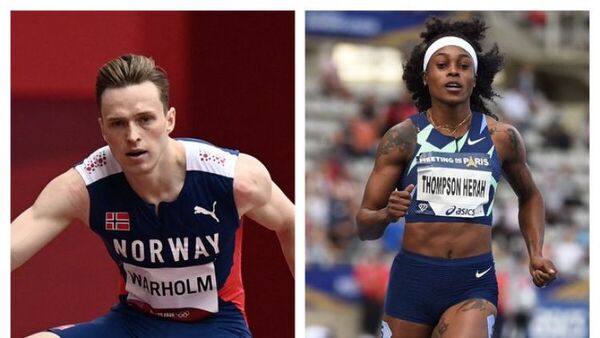 Karsten Warholm y Elaine Thompson-Herah fueron elegidos los mejores atletas del 2021