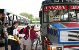 Desde el domingo, Dinatran libera el horario de buses a Caacupé