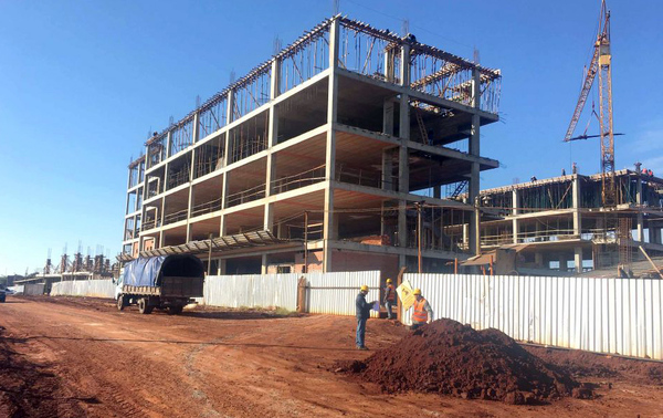 Importante avance de obras del futuro Palacio de Justicia de CDE - Noticde.com