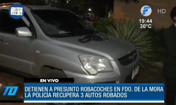 Recuperan vehículos robados tras detención de supuesto "robacoches" | Telefuturo