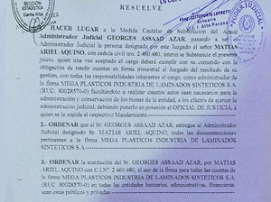 Mediante medida cautelar designan nuevo administrador de Mega Plásticos - Noticde.com