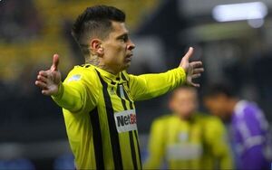 Juan Iturbe celebra su primer gol en Grecia - Fútbol - ABC Color