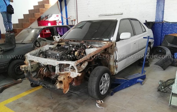 Vehículo utilizado en millonario atraco fue encontrado en un taller - Noticde.com