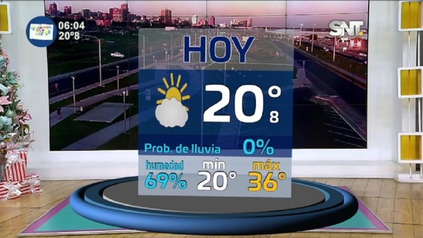 Pronóstico: Agradable a caluroso sin probabilidades de lluvia - SNT