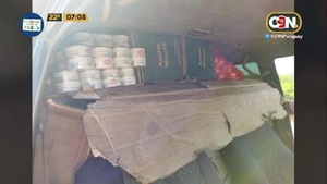 Retienen vehículo con contrabando - C9N