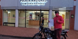 RECUPERARON MOTOCICLETA HURTADA EN ENCARNACIÓN  - Itapúa Noticias