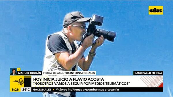 Caso Pablo Medina: Hoy se inicia el juicio a Flavio Acosta - A la gran 730 - ABC Color