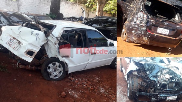 Ocasionó triple choque y dejó abandonado su vehículo - Noticde.com