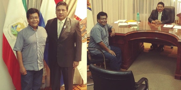 TITULAR DE LA ACIDI SE ENTREVISTÓ CON EL GOBERNADOR DE ITAPÚA - Itapúa Noticias