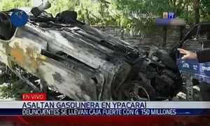 Ypacaraí: Delincuentes asaltan gasolinera y se llevan G. 150 millones - OviedoPress