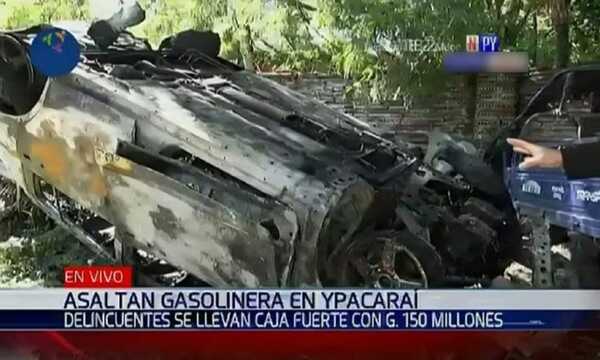 Ypacaraí: Delincuentes asaltan gasolinera y se llevan G. 150 millones - OviedoPress
