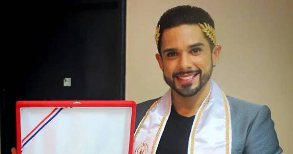 La Nación / José Primerano, Mister Universe Beauty 2021, fue condecorado por su ciudad