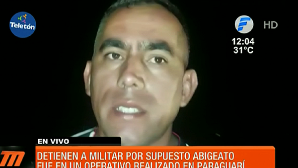 Detienen a militar por supuesto abigeato en Paraguarí