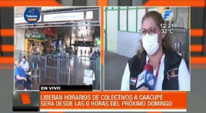 Liberan horarios de buses para Caacupé y establecen precios de pasajes