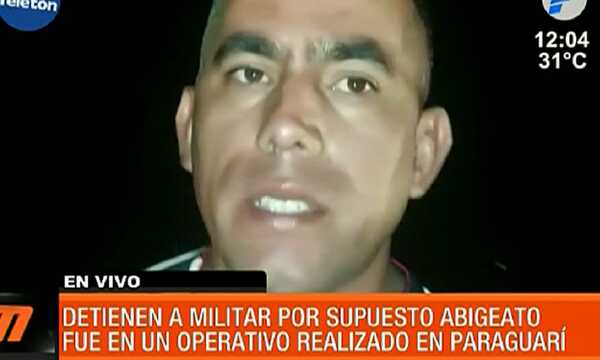 Paraguarí: Detienen a militar por supuesto abigeato - OviedoPress