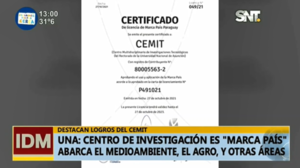 UNA: Centro de investigación es 'Marca País' - SNT