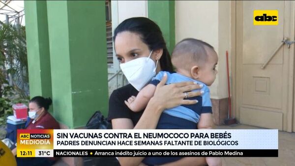 Padres denuncian que no hay vacunas contra el neumococo para bebés - ABC Noticias - ABC Color