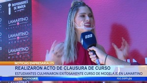 REALIZAN ACTO DE CLAUSURA DE CURSO