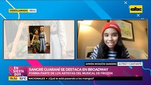 Arwen Monzón Sanders: sangre guaraní se destaca en Broadway - Ensiestados - ABC Color