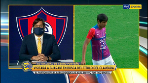 Pedro Torres con el informe de Cerro Porteño